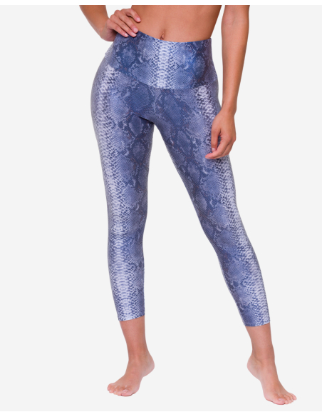 Legging Taille Haute "Snake- Blue Mamba" - Onzie