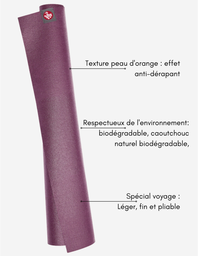 Tapis de yoga pliable - Superlite - Prune
