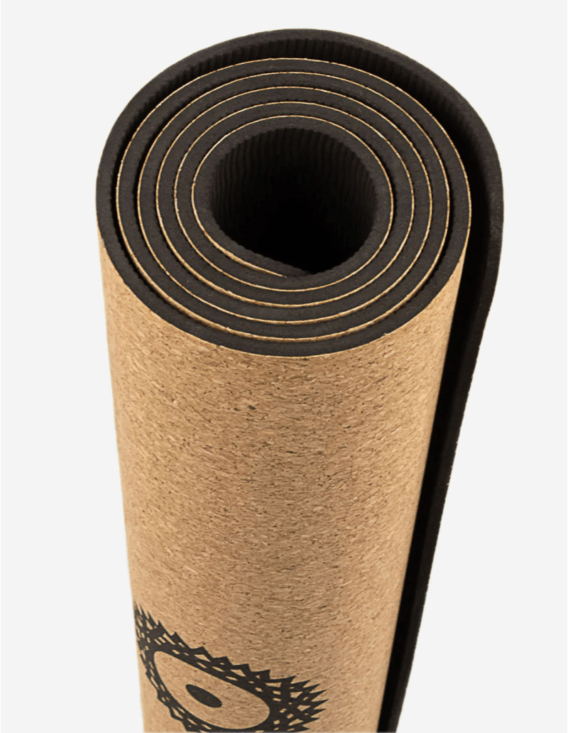 Tapis de yoga en liège XL- Chakra