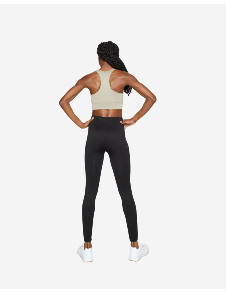 Legging uni côtelé - Noir - Only