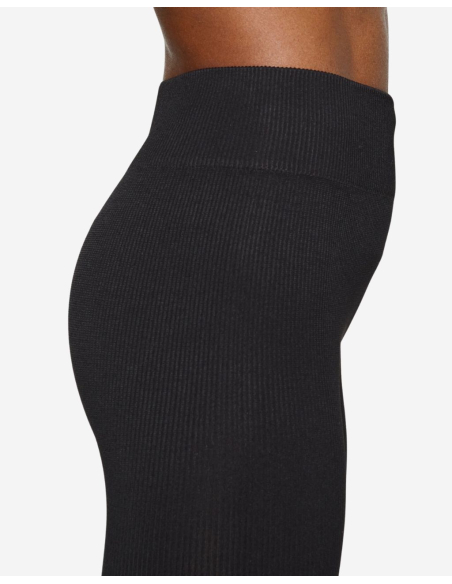 Legging uni côtelé - Noir - Only