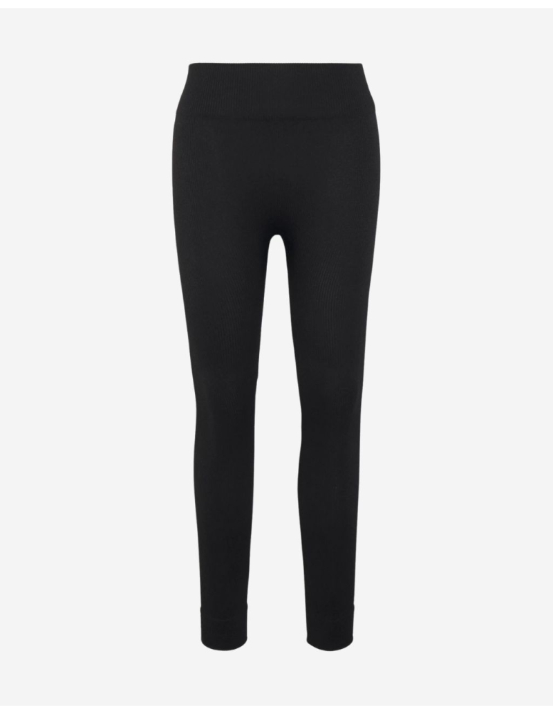 Legging uni côtelé - Noir - Only