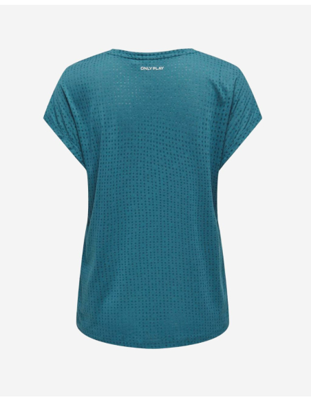 Tshirt de yoga - Manches courtes - Bleu