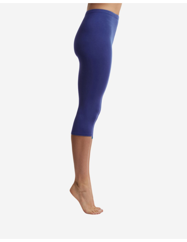 Legging corsaire de yoga - Voyance - Bleu
