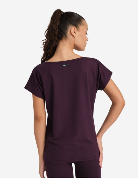 T-shirt de yoga - FIGUE- AVA T-shirt de yoga - FIGUE- AVA