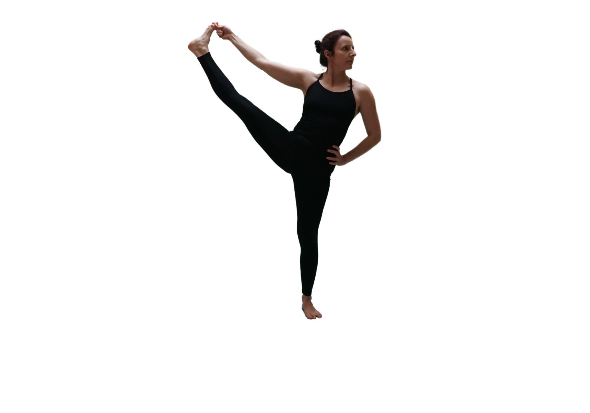 Posture de yoga : utthita hasta padangusthasana B