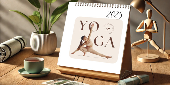 Créez un calendrier photo personnalisé inspirant pour allier organisation et bien-être grâce au Yoga